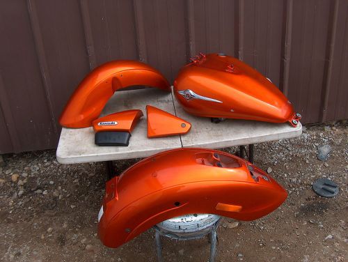 2006 kawasaki vn 900 classic tank fenders side covers paint set