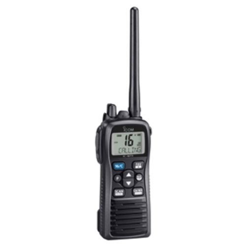 Icom m73 handheld vhf - 6 watts  ipx8 submersible