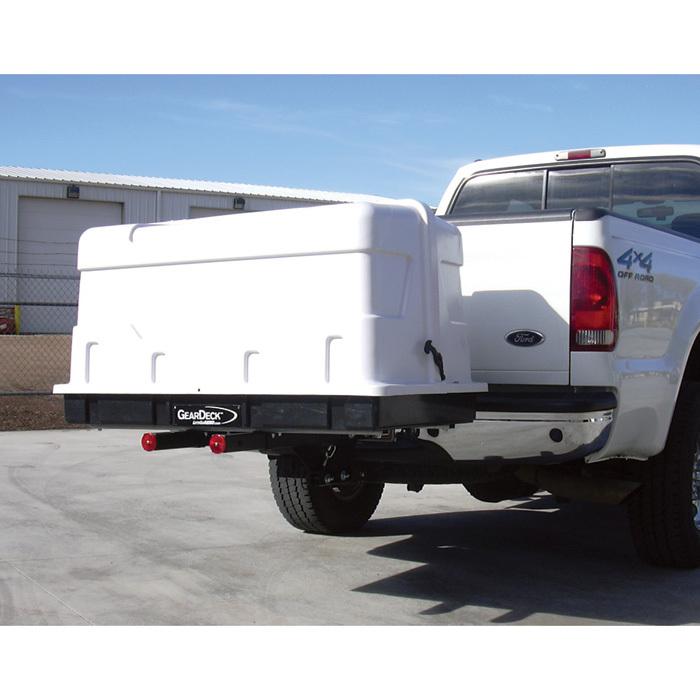Geardeck hard-side cargo carrier- white, 17 cu. ft. #gd 4117-wb