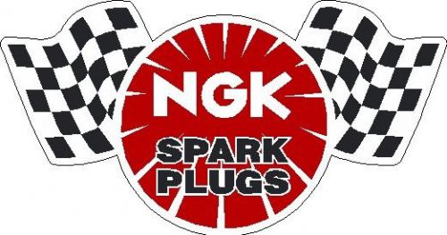 Ngk spark plug vintage sticker decal nostalgia volvo wes cooley amra