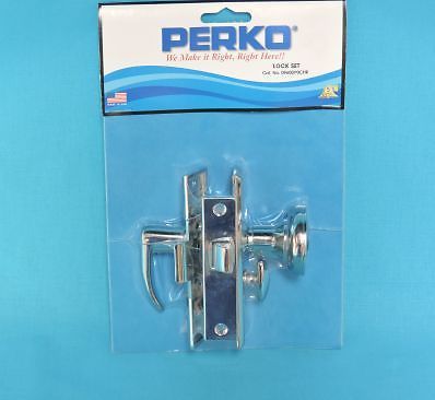 Perko lock set ( mortise latch set)  #0960dp0chr