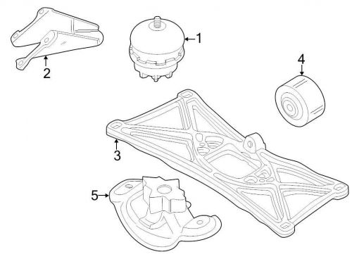 Chrysler oem jeep radio antenna assembly 5lq48axraa image 1