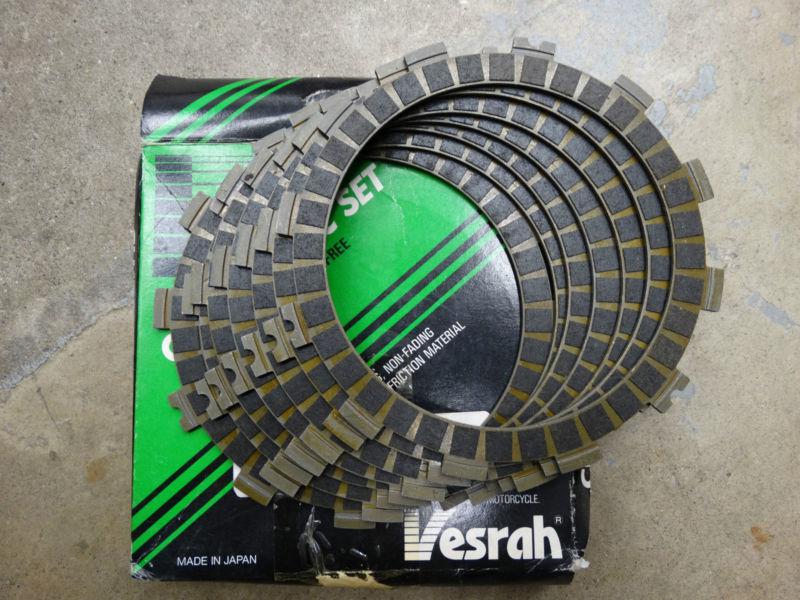 Vesrah clutch friction (7) disc kit for kawasaki kx125 vc-485