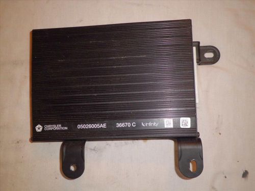 2001 chrysler sebring infinity amplifier used oem factory 01