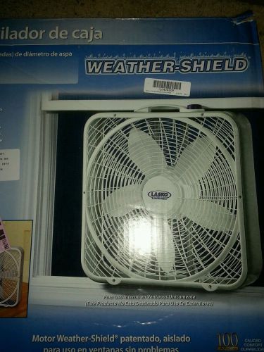 Lasko products 20&#034; weather-shield box fan fans