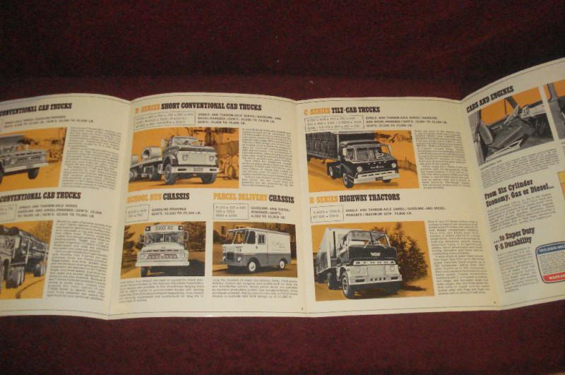 1966 FORD TRUCK / BRONCO / RANCHERO SALES BROCHURE / SALES FOLDER-SMALL CATAL0G , US $27.50, image 3