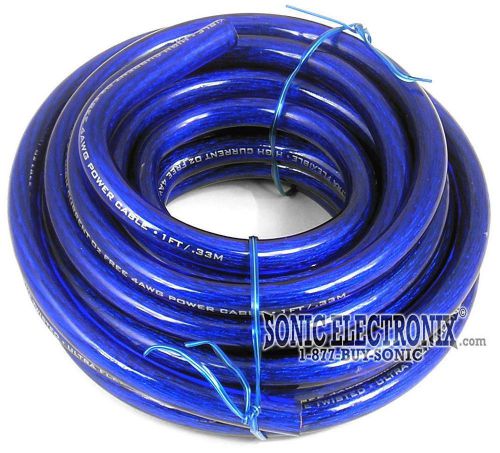 Hitron pw420bl 20 ft. ofc power/ground cable with protective blue jacket