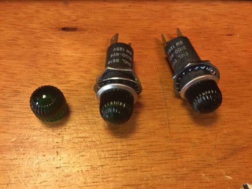 Old vintage switch turn signal stat 800 light cover and blinker dash light set