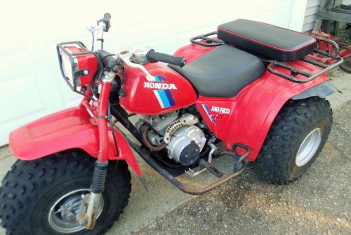 24" x 12" red rear rack seat pad 200s 185s 200 125m 110 90 atc honda 3 wheeler