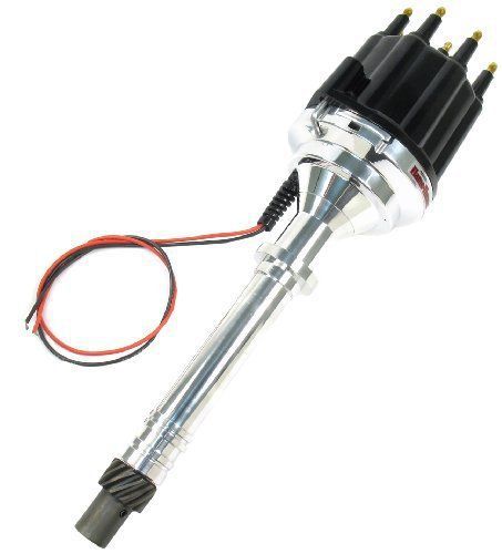 Pertronix d100810 flame-thrower plug and play non vacuum advance black male cap