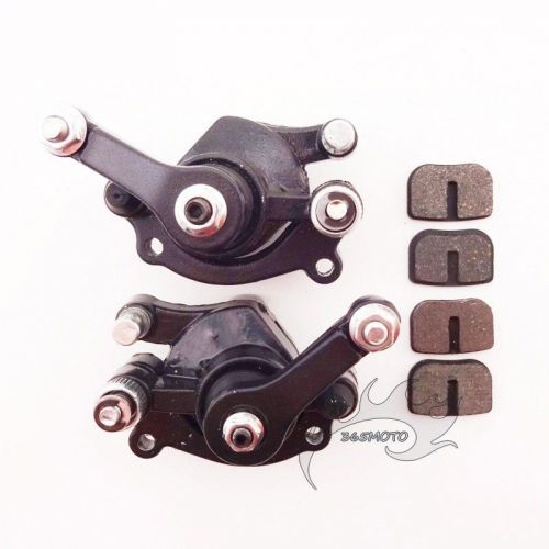 Mini moto dirt bike front &amp; rear disc brake caliper pads for scooter atv quad