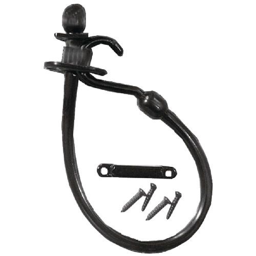 Marine fishing boat retractable rod hold down strap 12"