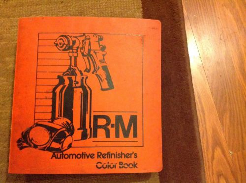 R-m automotive refinisher's color book