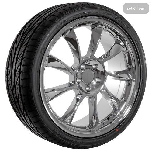 Sell 20 Inch Mercedes Benz Chrome Wheel and Tire Package Free Shipping