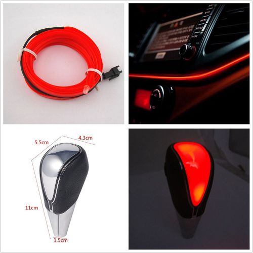 Sell Touch Activated Vehicles Gear Shift Shifter Knob + Red 2m Cold