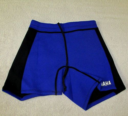 Yamaha womens neoprene sport shorts - watercraft shorts (xs, s &amp; xl) blue  new *
