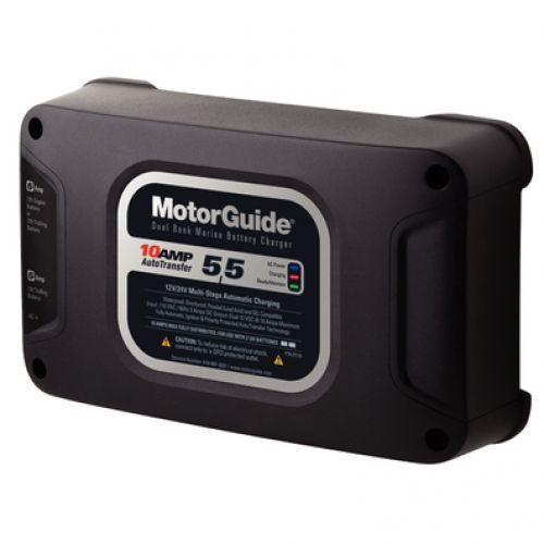 Motorguide #31710 - 10 amps battery charger - dual banks