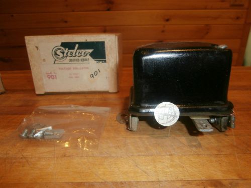 Vintage stelco certified rebuilt delco remy voltage regulator number 901