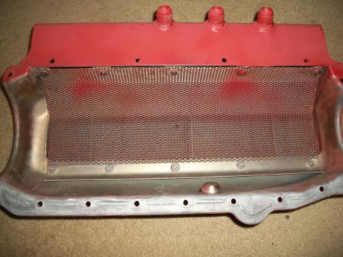 Small block chevy dry sump pan sbc imca modified supr late model woo sprint car