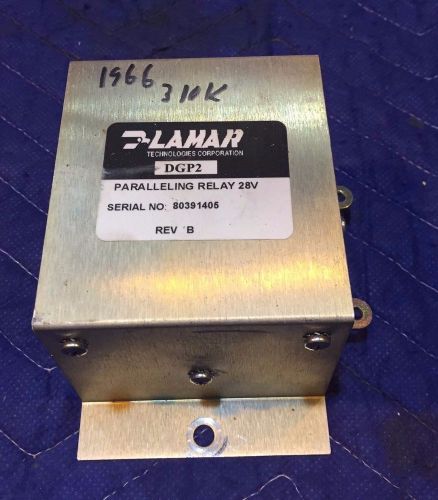 Aircraft paralleling relay  28v  lamar, dgp2 used