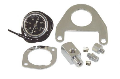 Oil pressure gauge kit with mount harley twin cam oil pressure gauge &amp; mount