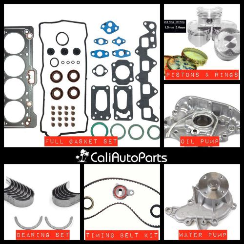 88-92 toyota corolla 1.6l "4af" "4afe" dohc master engine rebuilding kit