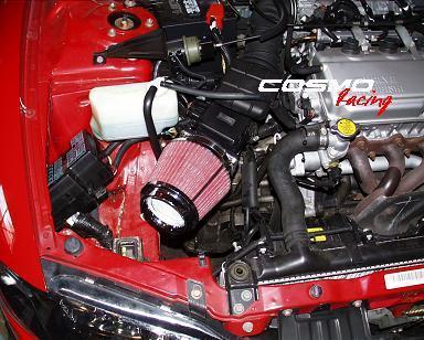 Air intake adapter eclipse/talon/spyder 2.4l/3.0l reusable cold filter turbo #1