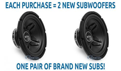 2) boss cxx12 1000w 12" single 4-ohm chaos exxtreme series car subwoofers