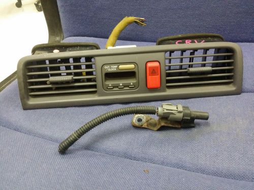 Jdm honda crv 97-01 (rd1-2) fullmark center dash vents trim &amp; temperature senser