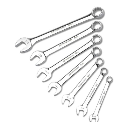 Performance tool w30200 wrench wrench-7 pc sae polish cmb set
