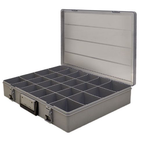 Flambeau 10242 taupe 18 1/2 x 13 boat compartment / tackle bait storage box