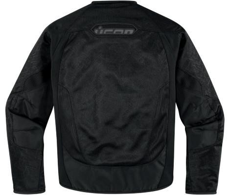 ICON ANTHEM MESH TEXTILE MENS MOTORCYCLE JACKET BLACK M MD MEDIUM, US $180.00, image 2