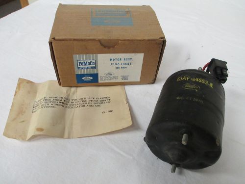 Oem ford nos 61 62 t-bird power window regulator motor assy pt# c1sz-14553