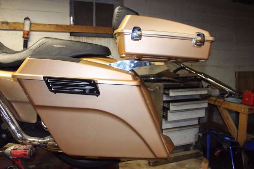 Harley davidson 96-08 trunk mount+latches for tour-pak street &amp; road glide