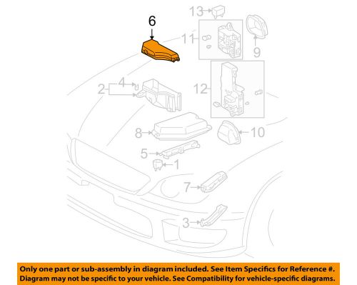 Lexus toyota oem 2001 is300 electrical-relay cover 8266253050