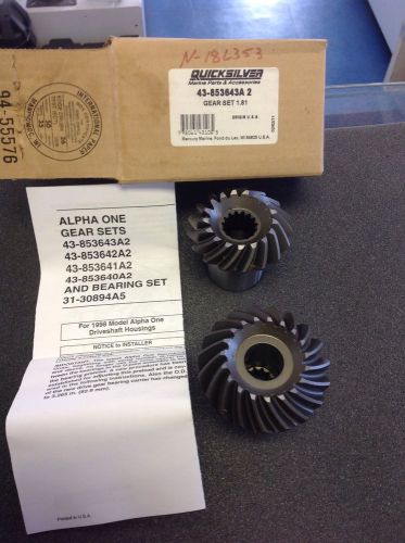 Mercruiser gear set 1.81 ratio 43-853643a 2