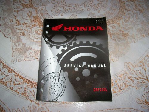 Honda crf 230l factory service manual
