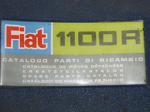 Fiat 1100r  factory spare parts catalog