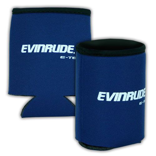 Brp evinrude e-tec navy neoprene can koozie