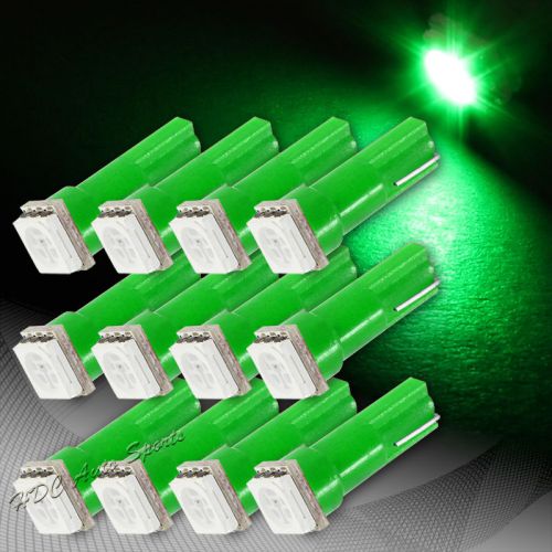 Sell 12x Green SMD LED T5 Interior Instrument Dashboard Wedge Socket