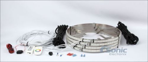 Race sport accessories rsrgb15 coloradapt 15.5" led wheel kit in rgb multicolor