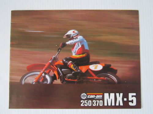 Vintage 1979 bombardier can-am mx-5 sales brochure motorcycle motocross dirtbike