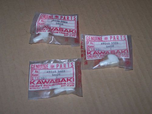 Vintage snowmobile set of 3 nos kawasaki 49048-3002 clutch shoes