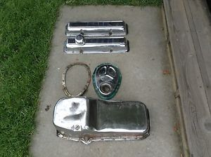 Small block chevrolet chrome engine dress-up kit 265 283 305 350 400
