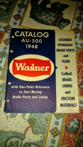 Vintage wagner 1948 catalog lockheed hydraulic brake parts