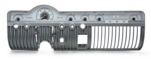 Dakota digital 50 51 mercury car analog dash gauges kit silver white vhx-50m-s-w