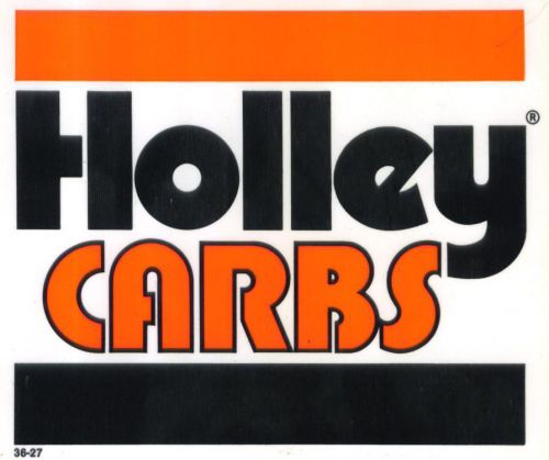 Holley carbs contingency racing decals