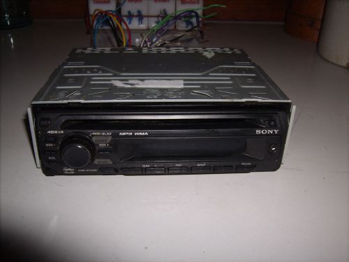 Sony xplod cd mp3 cdx-gt23w car stereo &amp; wire harness detachable face make offer