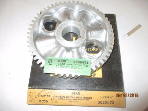 Nos chevrolet 1940 to 1962 passenger and comm 6 cly alum camshaft gear