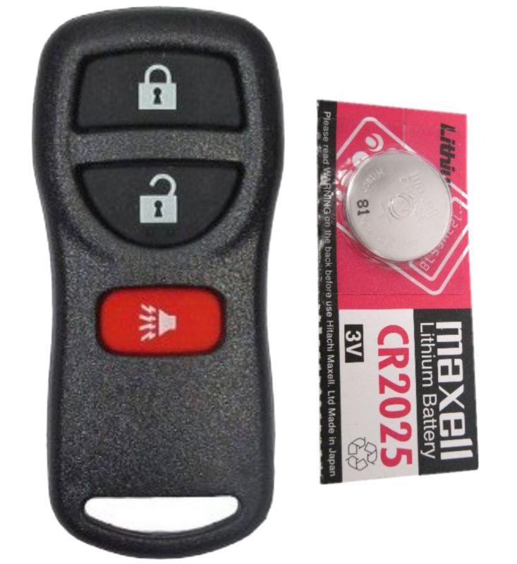 **new** nissan 3 but keyless entry remote key fob clicker alarm + free battery